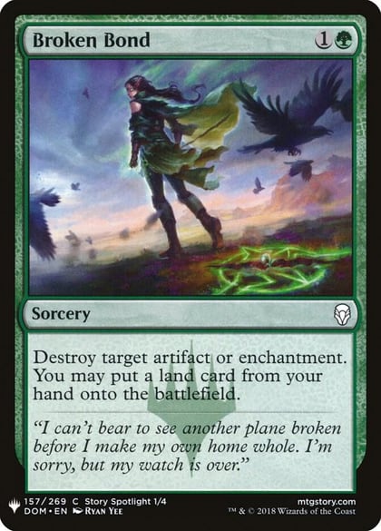 Broken Bond, The List Reprints 157