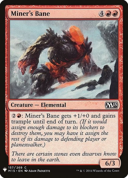 Miner's Bane, The List Reprints 157