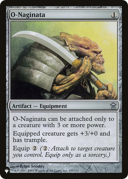O-Naginata, The List Reprints 157/165