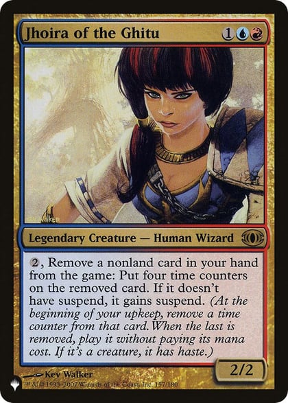 Jhoira of the Ghitu (FUT), The List Reprints 157/180