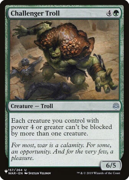 Challenger Troll, The List Reprints 157/264