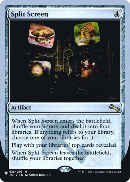 Split Screen, The List Reprints 158/216