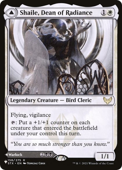 Shaile, Dean of Radiance, The List Reprints 158