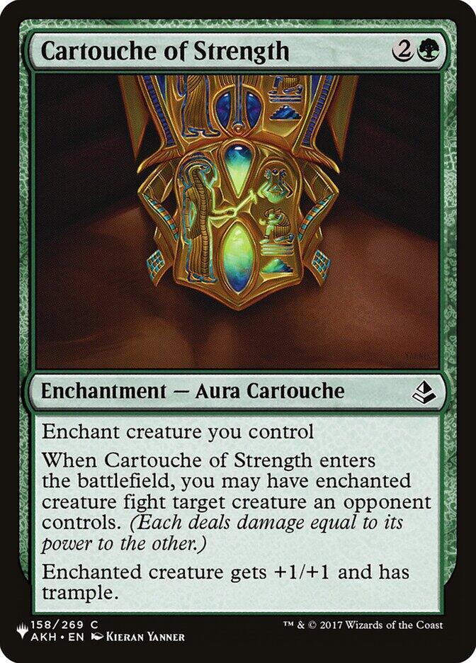 Cartouche of Strength, The List Reprints 158/269