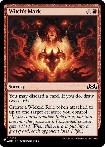 Witch's Mark, The List Reprints 158