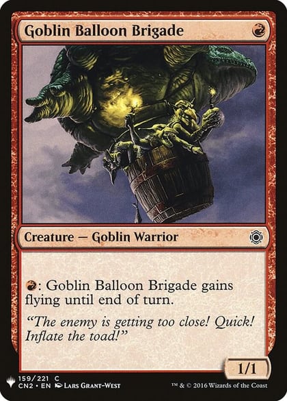 Goblin Balloon Brigade, The List Reprints 159