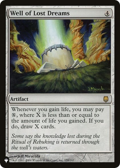 Well of Lost Dreams, The List Reprints 159