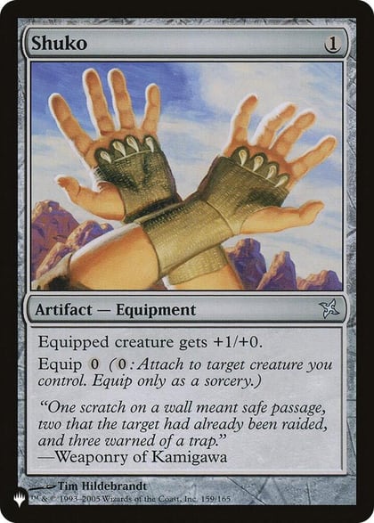 Shuko, The List Reprints 159/165