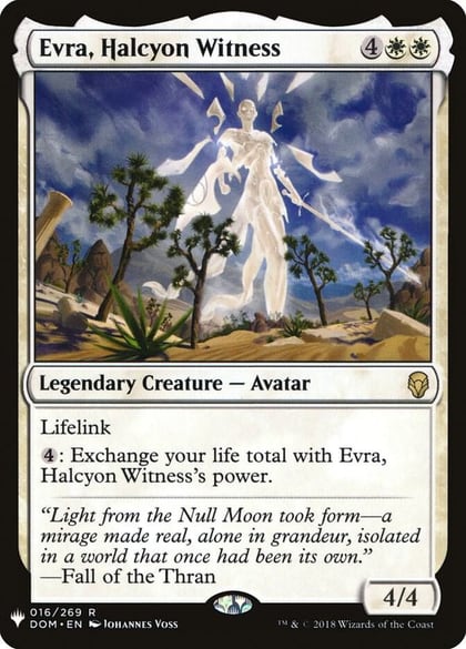 Evra, Halcyon Witness, The List Reprints 16