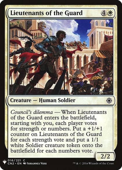 Lieutenants of the Guard, The List Reprints 16