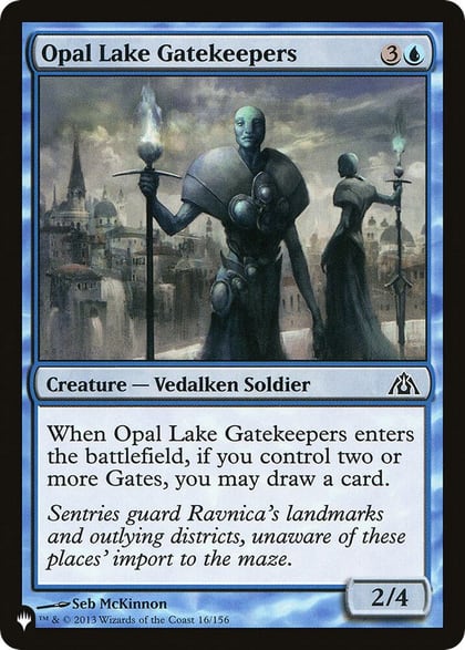 Opal Lake Gatekeepers, The List Reprints 16/156