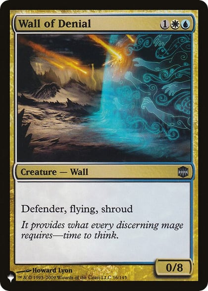 Wall of Denial, The List Reprints 16/145