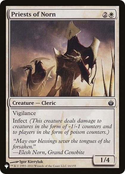 Priests of Norn, The List Reprints 16/155