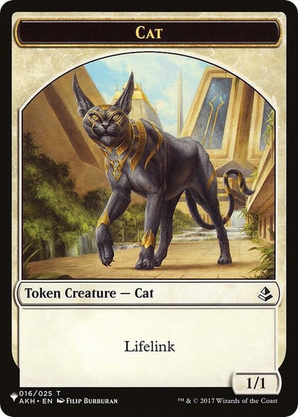 Cat (016) // Citizen Double-Sided Token, The List Reprints 16 // 12