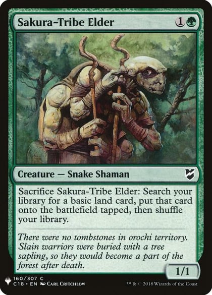 Sakura-Tribe Elder, The List Reprints 160
