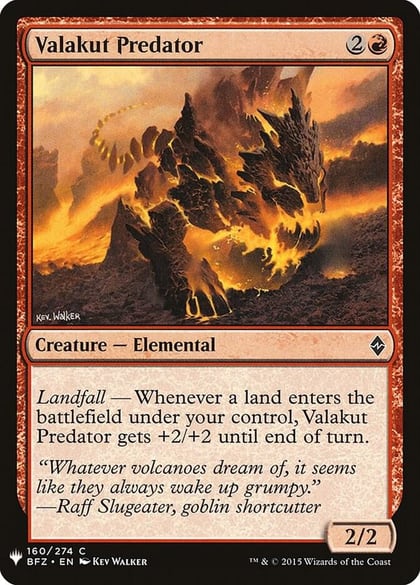 Valakut Predator, The List Reprints 160