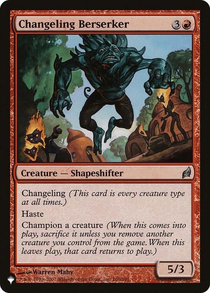 Changeling Berserker, The List Reprints 160/301