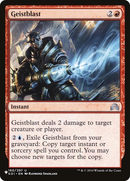 Geistblast, The List Reprints 160/297