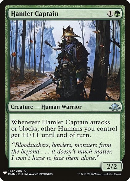 Hamlet Captain, The List Reprints 161