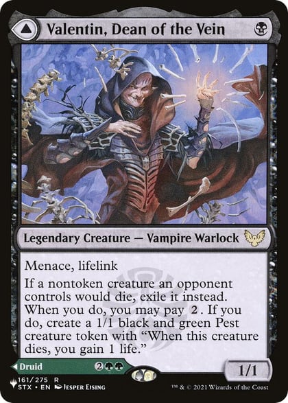 Valentin, Dean of the Vein, The List Reprints 161