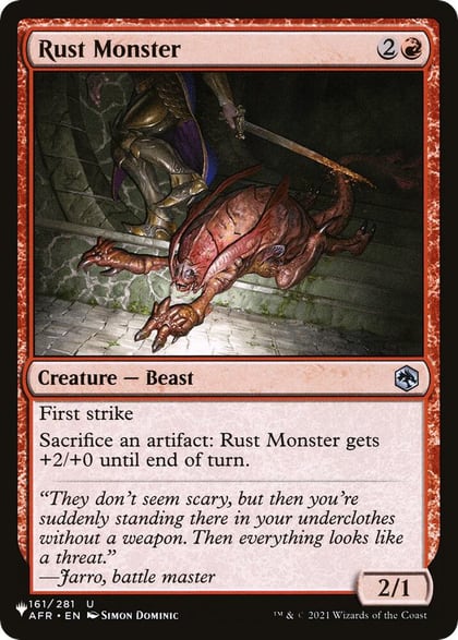 Rust Monster, The List Reprints 161/281