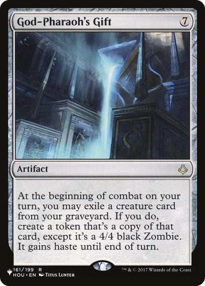 God-Pharaoh's Gift, The List Reprints 161/199