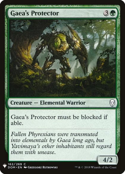 Gaea's Protector, The List Reprints 162
