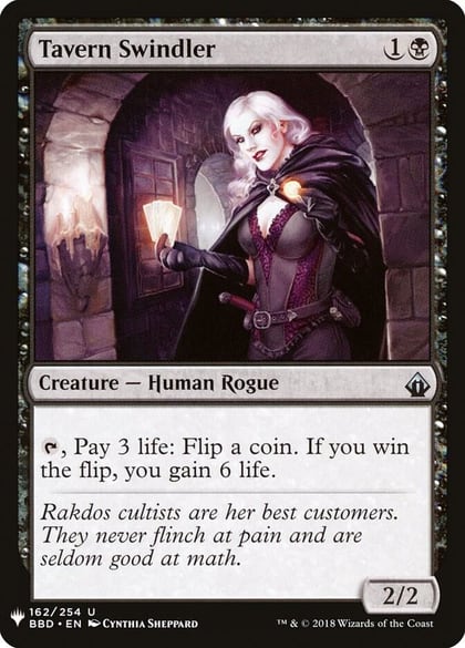 Tavern Swindler, The List Reprints 162