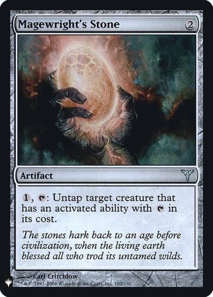 Magewright's Stone, The List Reprints 162