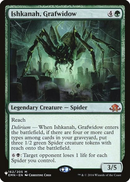 Ishkanah, Grafwidow, The List Reprints 162/205
