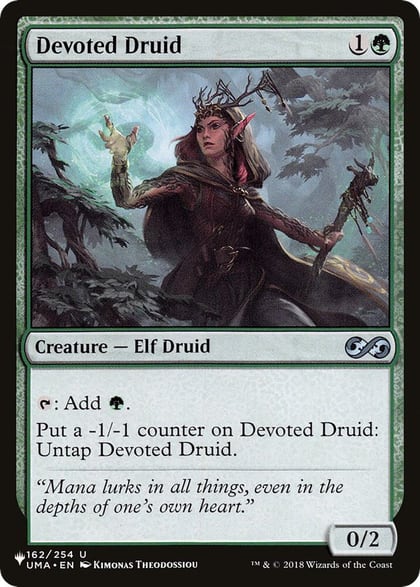 Devoted Druid (UMA), The List Reprints 162/254