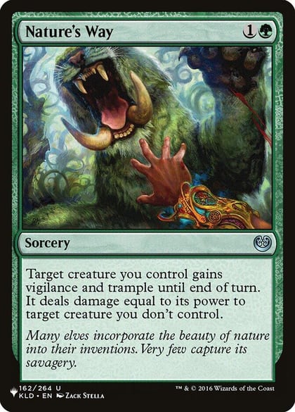 Nature's Way, The List Reprints 162/264