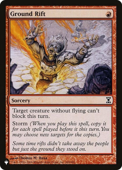 Ground Rift, The List Reprints 162/301
