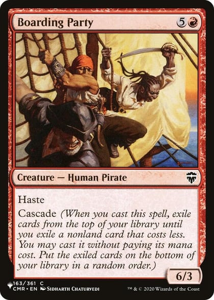 Boarding Party, The List Reprints 163/361