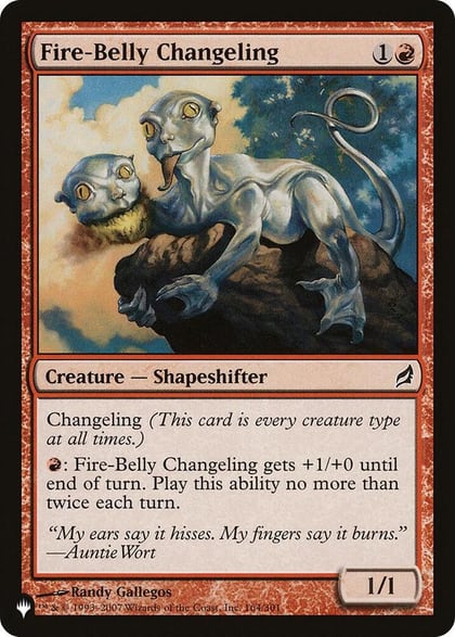 Fire-Belly Changeling, The List Reprints 164