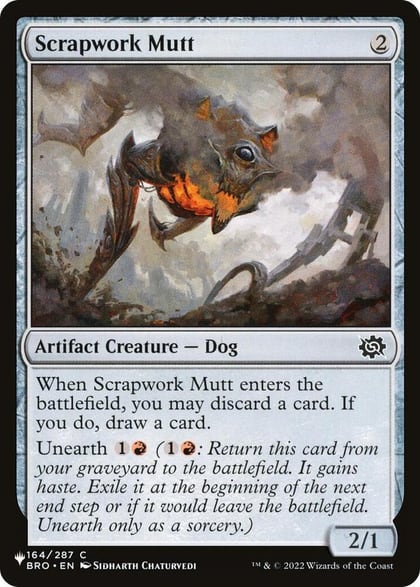 Scrapwork Mutt, The List Reprints 164/012