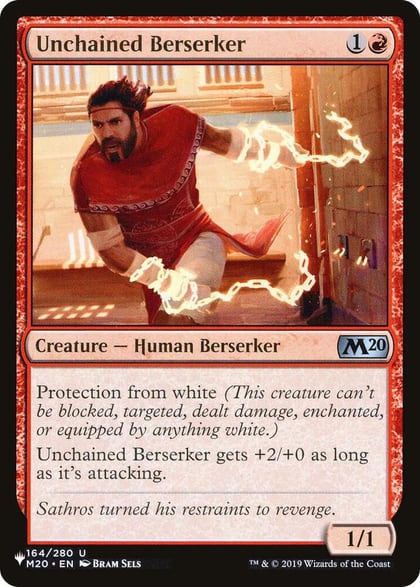 Unchained Berserker, The List Reprints 164/280