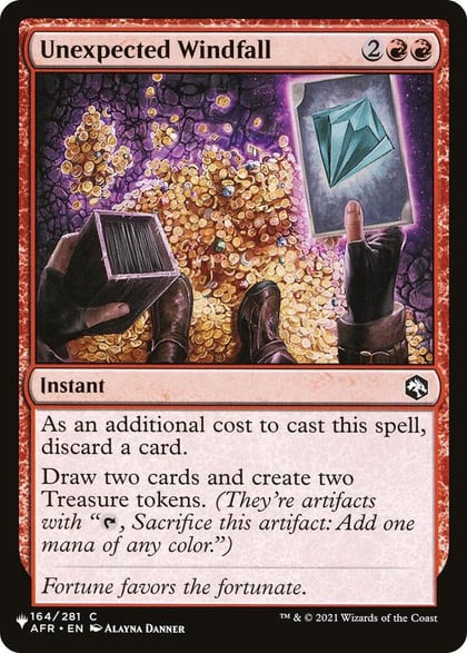 Unexpected Windfall, The List Reprints 164/281