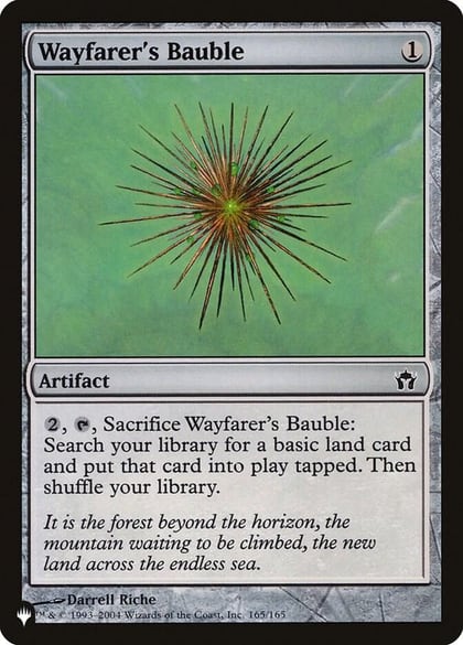Wayfarer's Bauble, The List Reprints 165/165