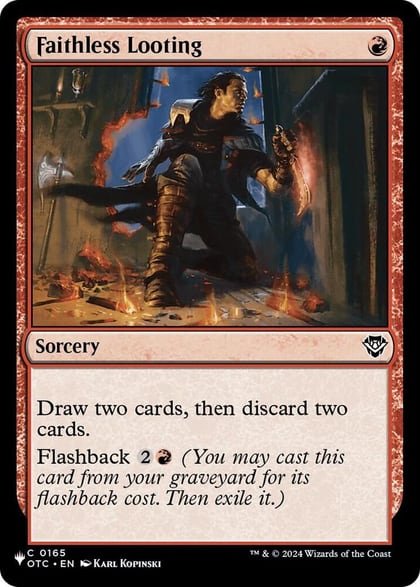 Faithless Looting (OTC), The List Reprints 165
