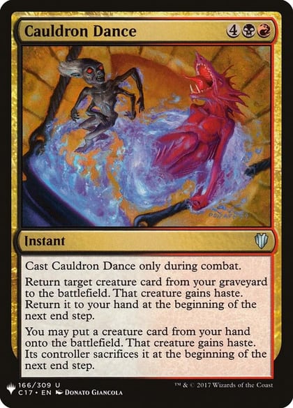 Cauldron Dance, The List Reprints 166