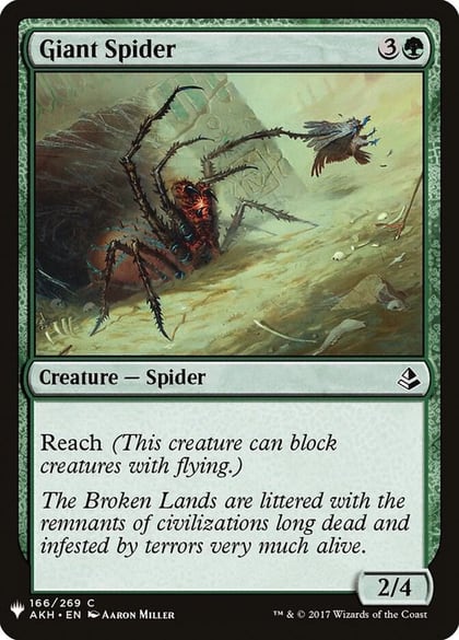 Giant Spider, The List Reprints 166