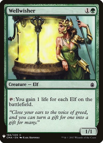 Wellwisher, The List Reprints 166