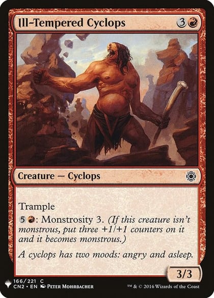 Ill-Tempered Cyclops, The List Reprints 166