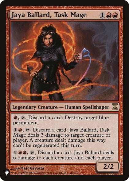 Jaya Ballard, Task Mage, The List Reprints 166/301