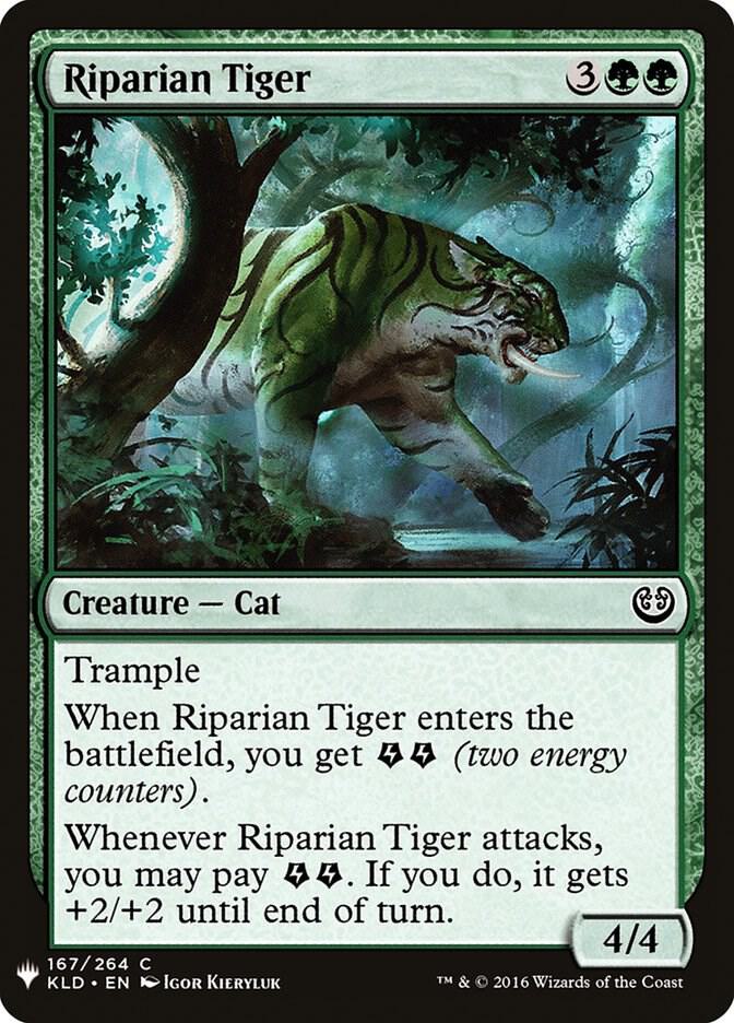Riparian Tiger, The List Reprints 167