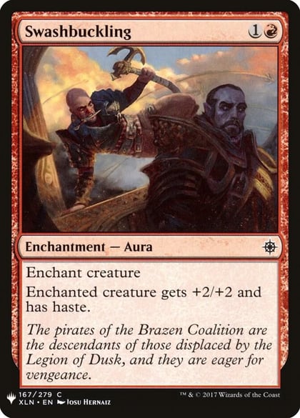 Swashbuckling, The List Reprints 167