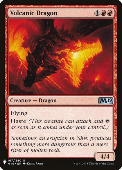 Volcanic Dragon, The List Reprints 167