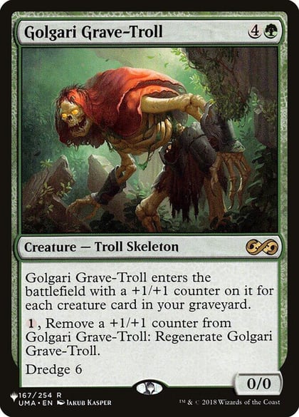 Golgari Grave-Troll, The List Reprints 167/254