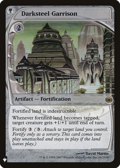Darksteel Garrison, The List Reprints 167/180